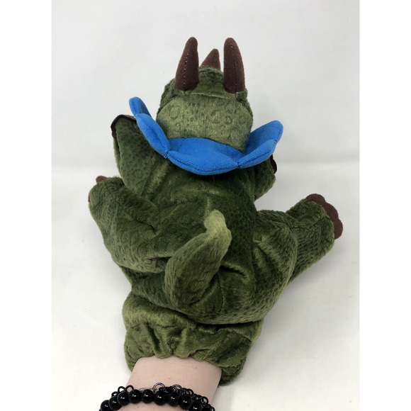 Lot of 4 Soft Hand Puppets Fish Toucan Penguin Dinosaur - Dream & Manhattan Toys - Picture 11 of 16